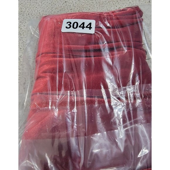 Torrid Womens Red Relaxed Taper Velvet High Rise Pants Flat Front Size 18‎ NWT - Picture 12 of 13